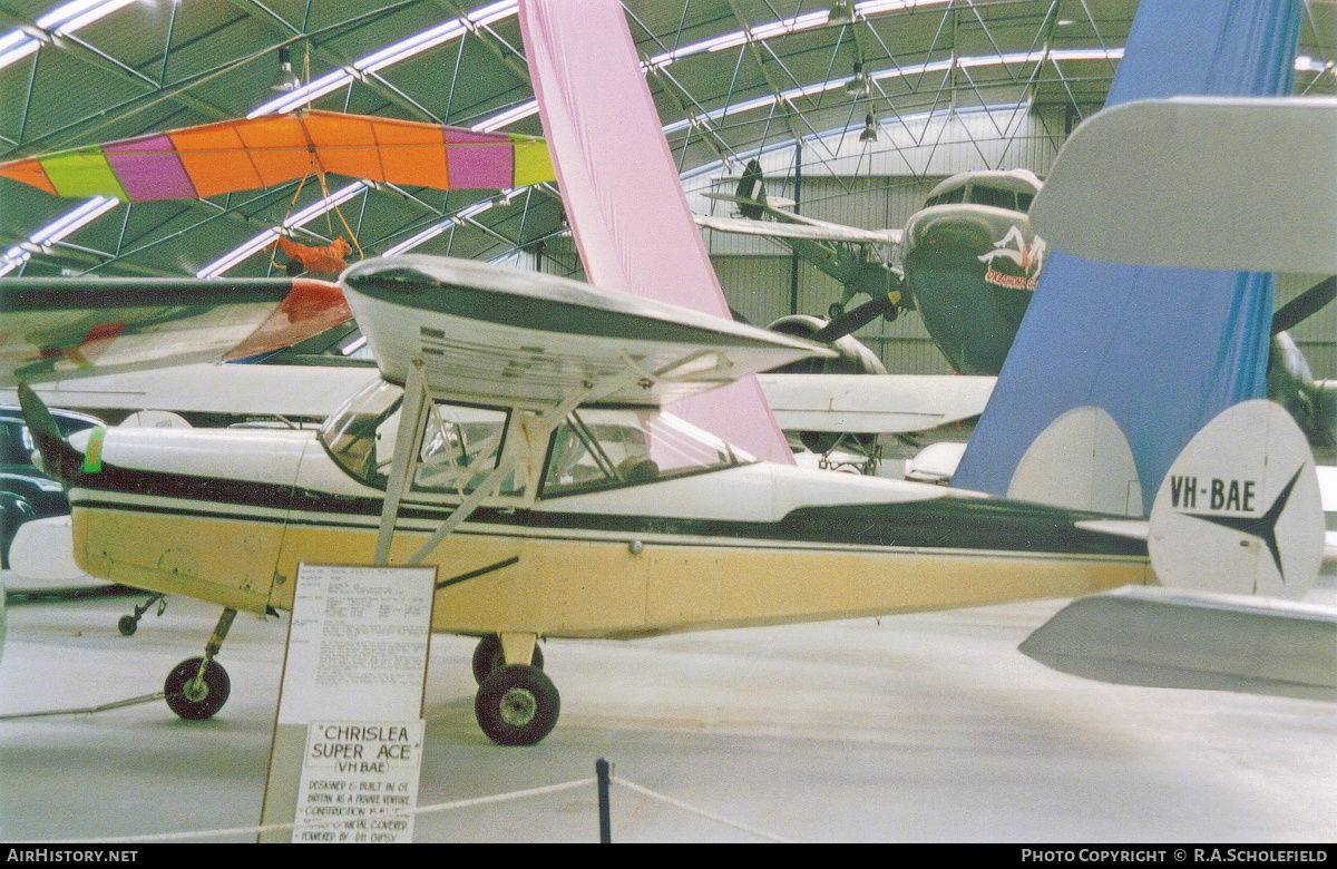 Aircraft Photo of VH-BAE | Chrislea C.H.3 Srs.2 Super Ace | AirHistory.net #213201