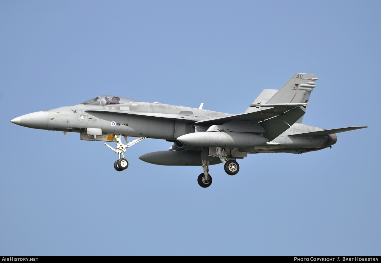Aircraft Photo of HN-440 | McDonnell Douglas F/A-18C Hornet | Finland - Air Force | AirHistory.net #213205