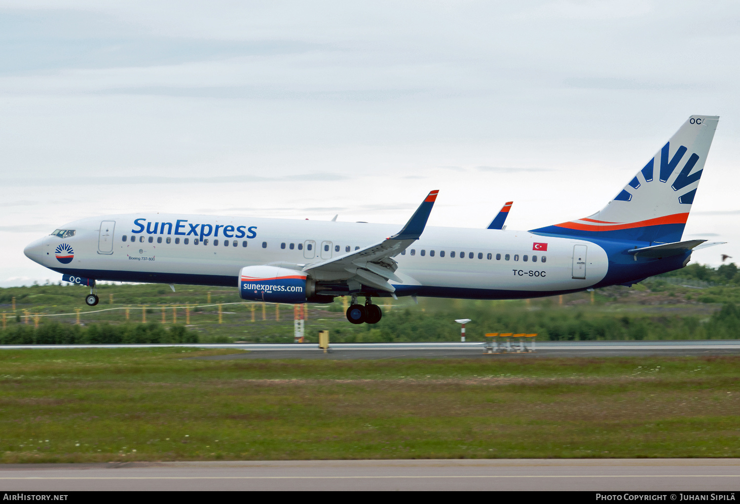 Aircraft Photo of TC-SOC | Boeing 737-800 | SunExpress | AirHistory.net #213231