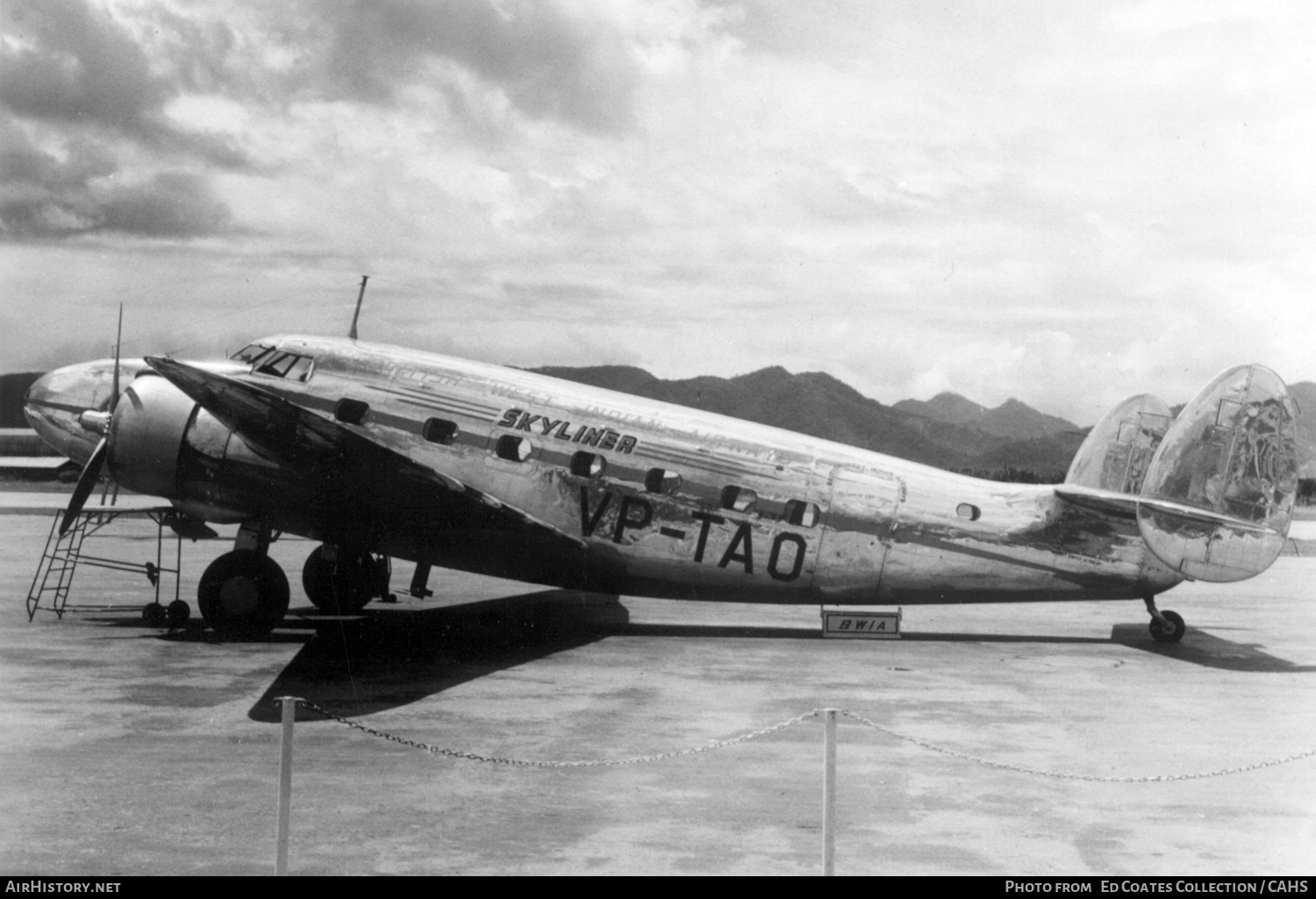 Aircraft Photo of VP-TAO | Lockheed 18-56 Lodestar | British West Indian Airways - BWIA | AirHistory.net #213259