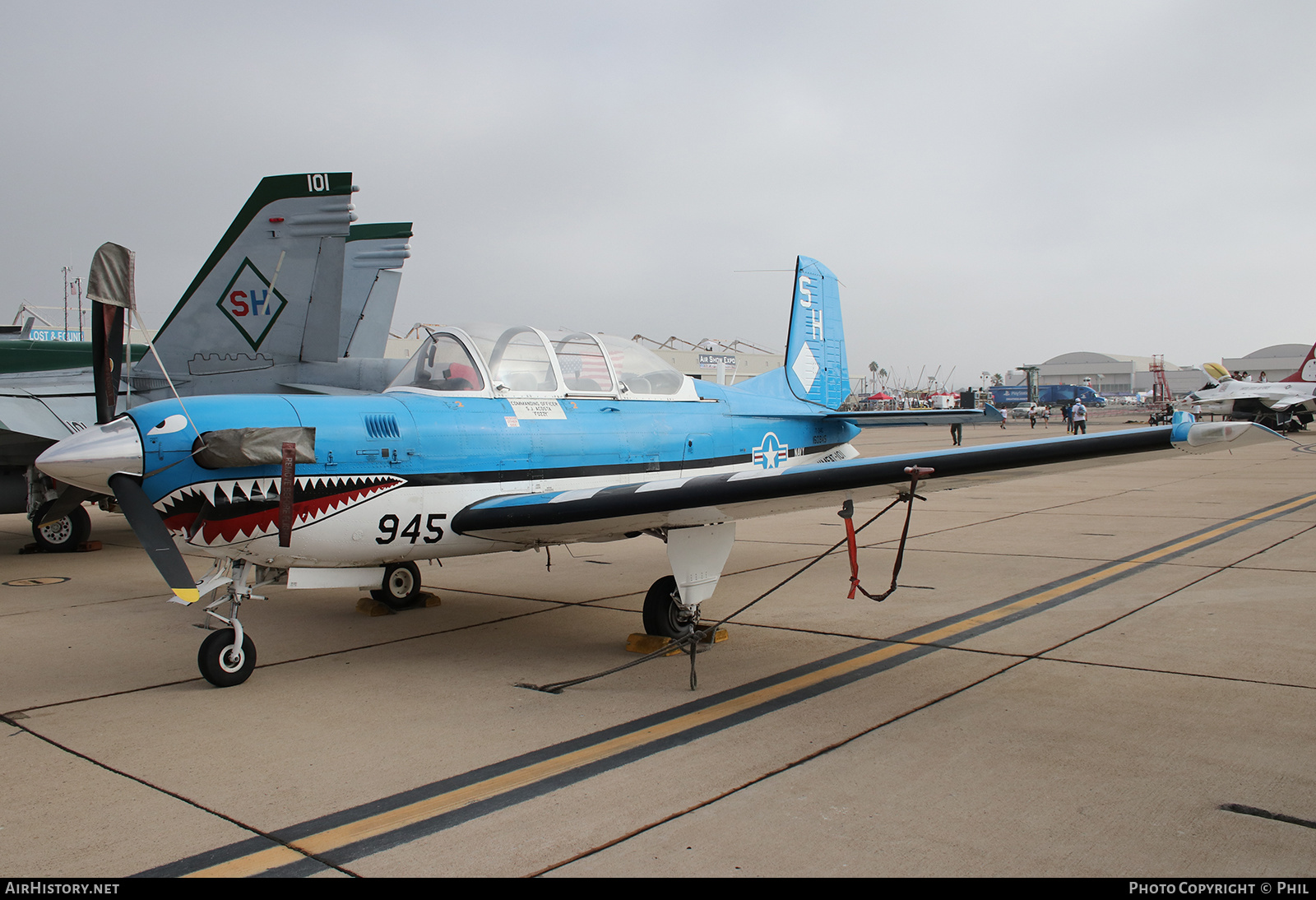Aircraft Photo of 160945 | Beech T-34C Turbo Mentor | USA - Marines | AirHistory.net #213292