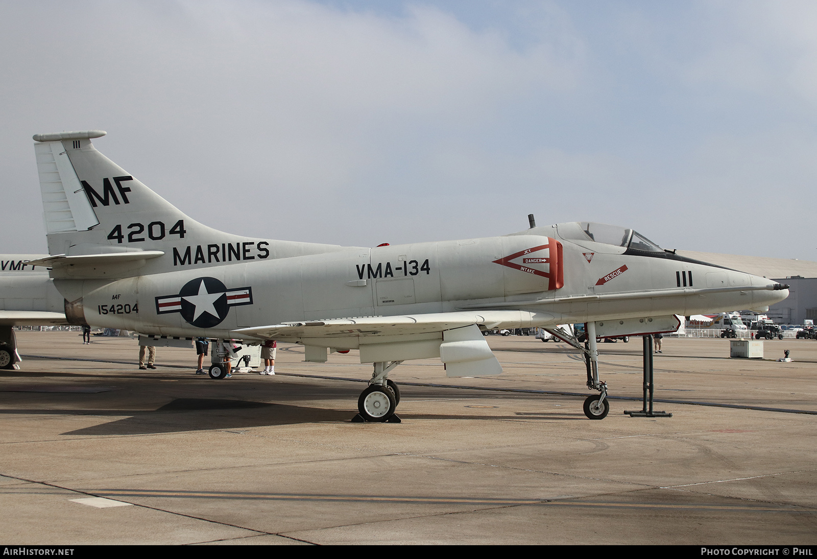Aircraft Photo of 154204 / 4204 | Douglas A-4F Skyhawk | USA - Marines | AirHistory.net #213294