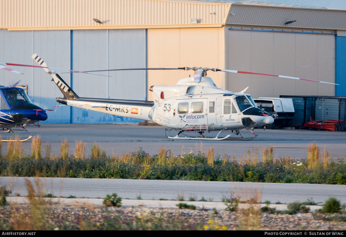 Aircraft Photo of EC-MKS | Bell 412HP | Infocam - Incendios Forestales de Castilla-La Mancha | AirHistory.net #213299