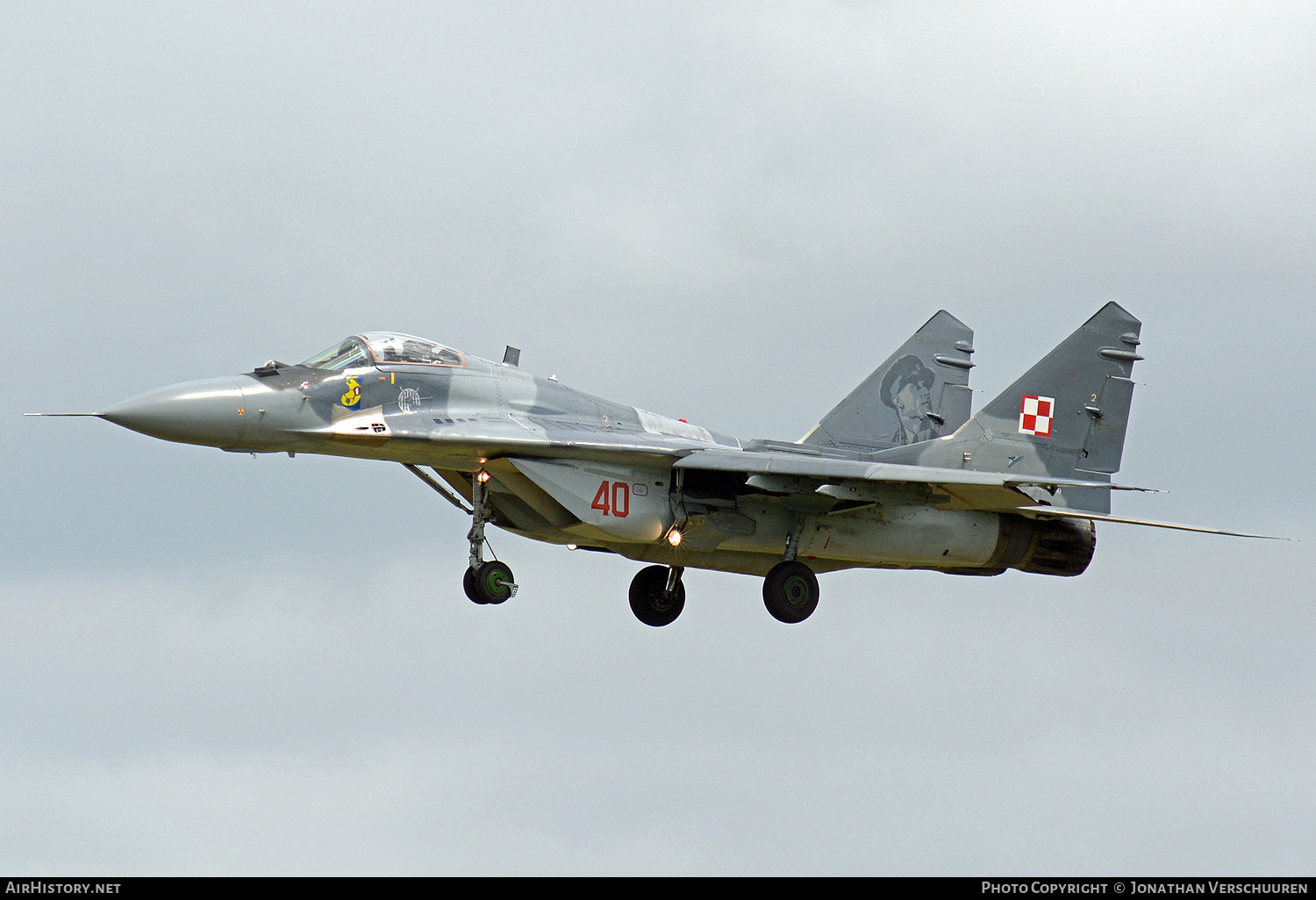 Aircraft Photo of 40 | Mikoyan-Gurevich MiG-29M | Poland - Air Force | AirHistory.net #213344