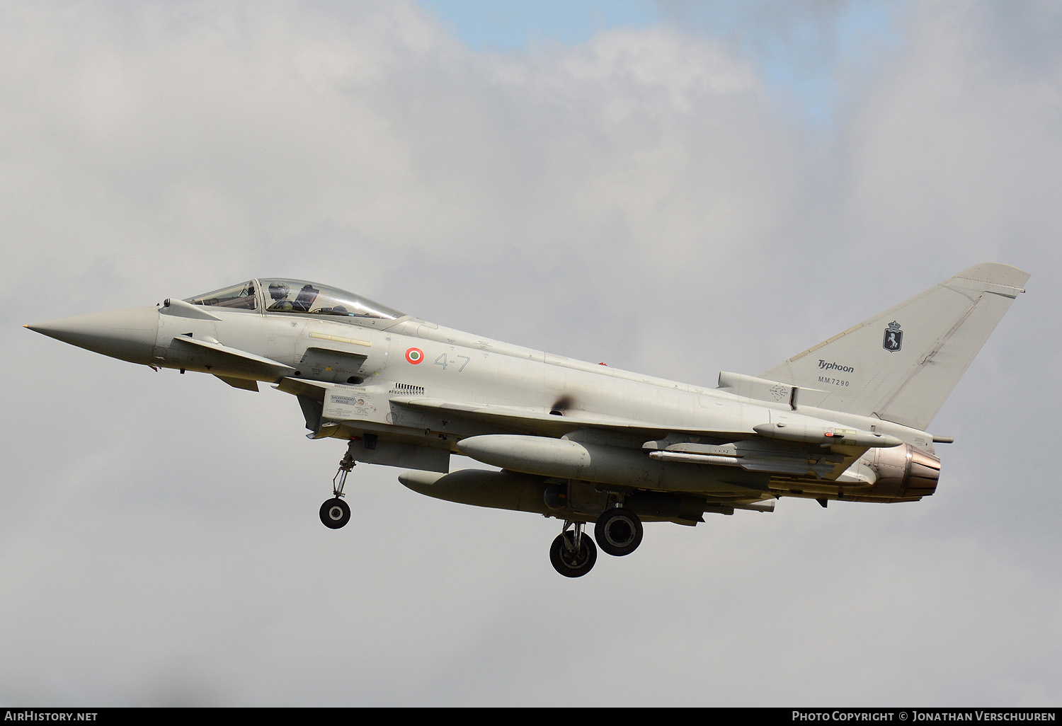 Aircraft Photo of MM7290 | Eurofighter F-2000A Typhoon | Italy - Air Force | AirHistory.net #213348