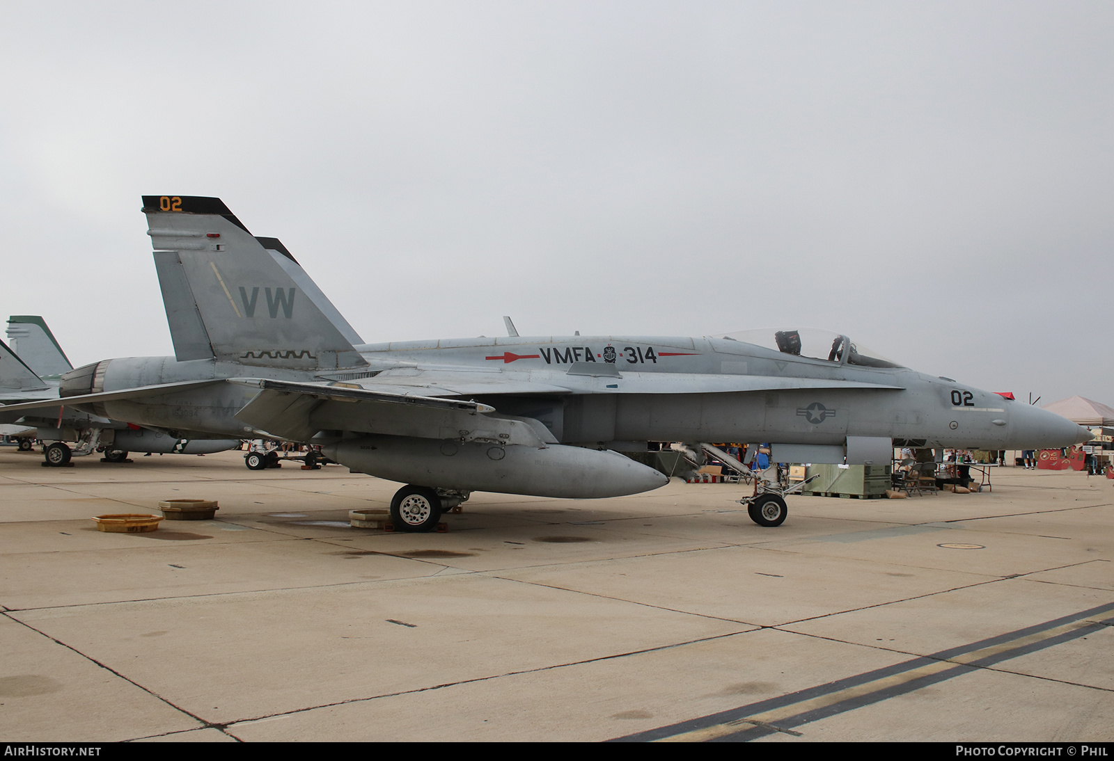 Aircraft Photo of 163094 | McDonnell Douglas EF-18M Hornet | USA - Marines | AirHistory.net #213352