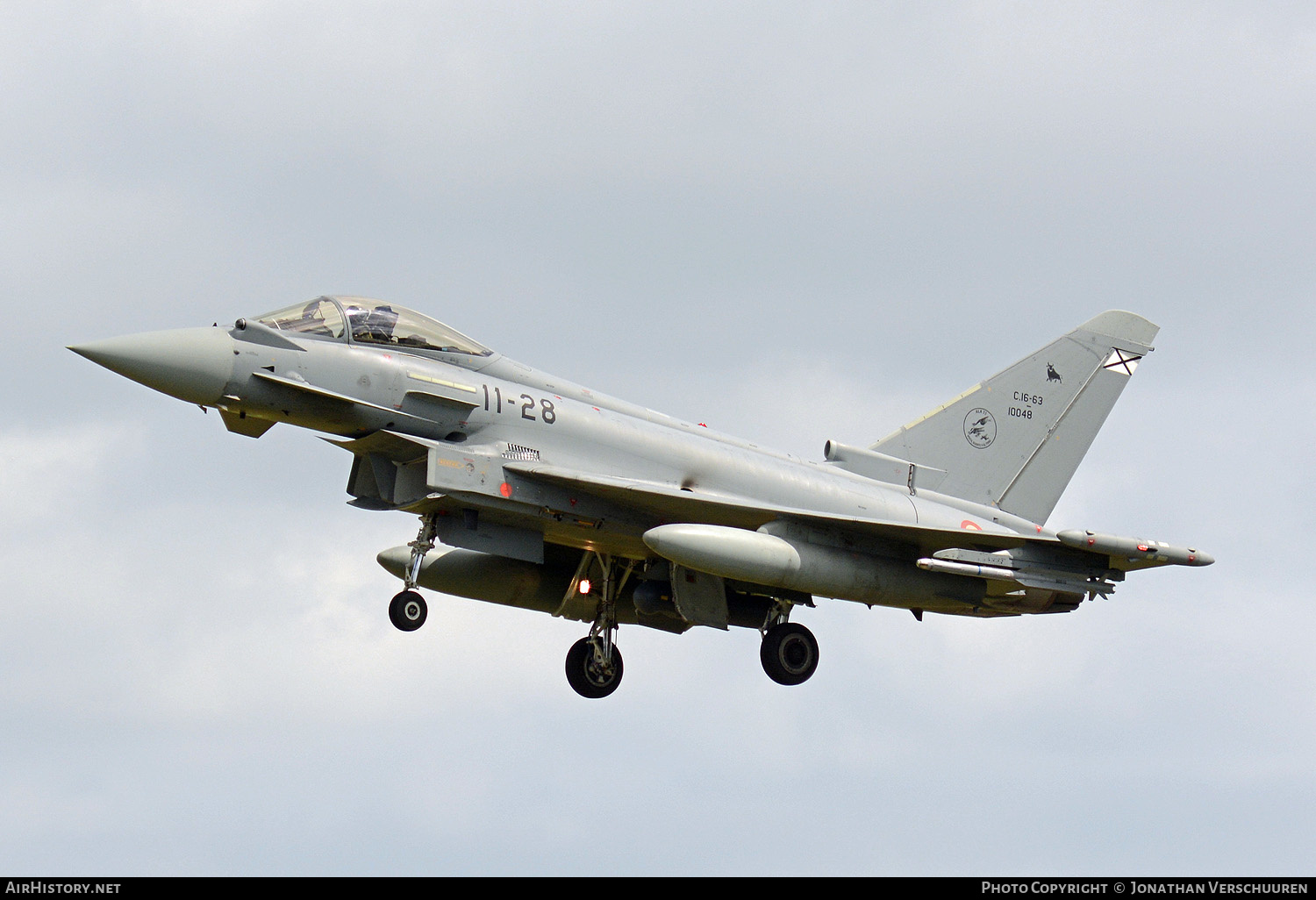 Aircraft Photo of C.16-63 | Eurofighter EF-2000 Typhoon S | Spain - Air Force | AirHistory.net #213376