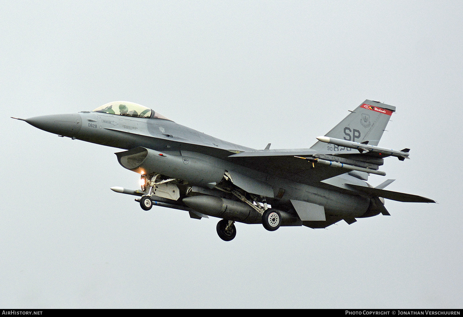 Aircraft Photo of 90-0828 / AF90-828 | General Dynamics F-16CM Fighting Falcon | USA - Air Force | AirHistory.net #213380