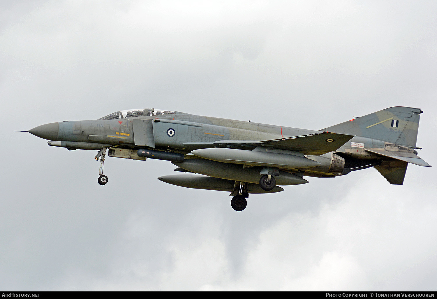 Aircraft Photo of 01534 | McDonnell Douglas F-4E AUP Phantom II | Greece - Air Force | AirHistory.net #213381