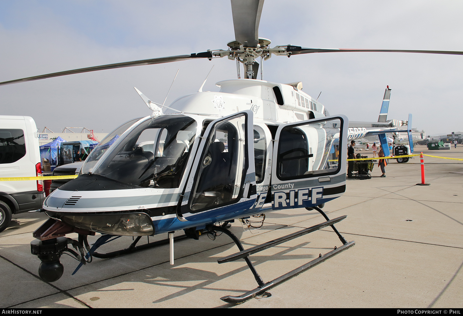 Aircraft Photo of N958TR | Bell 407... | San Diego County Sheriff | AirHistory.net #213388