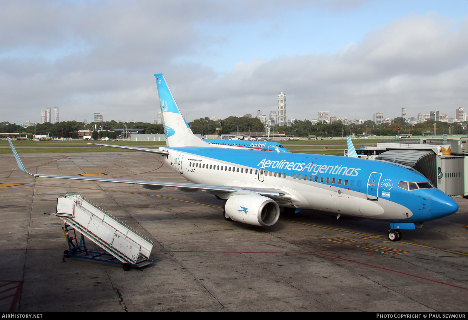 Aircraft Photo of LV-CSC | Boeing 737-7Q8 | Aerolíneas Argentinas | AirHistory.net #213411