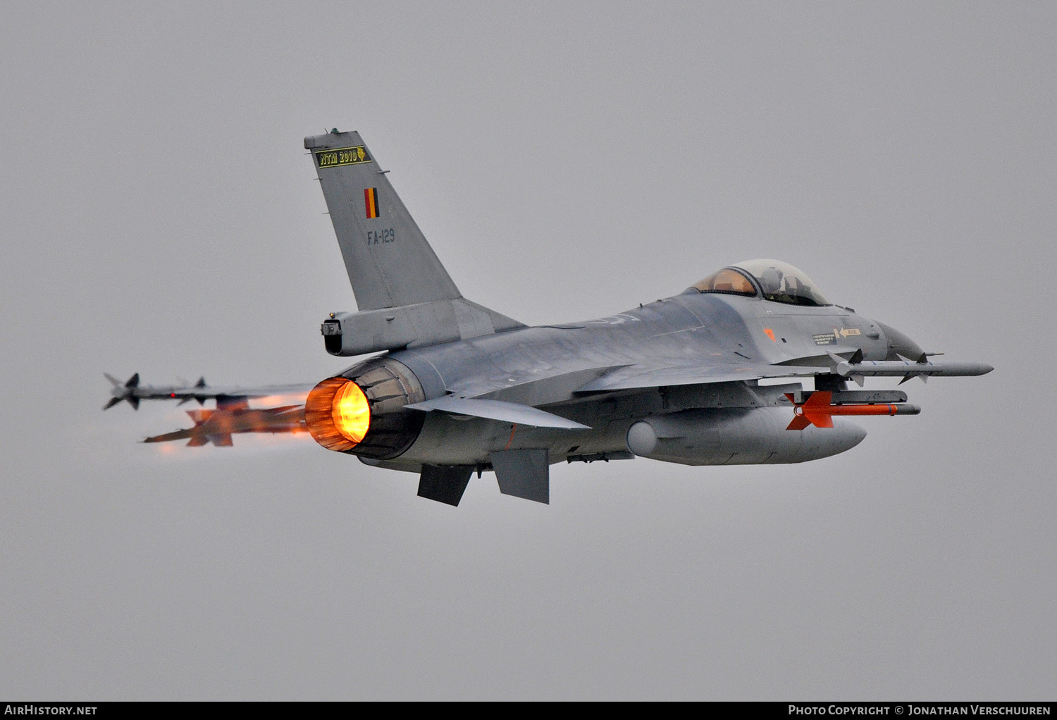 Aircraft Photo of FA129 | General Dynamics F-16AM Fighting Falcon | Belgium - Air Force | AirHistory.net #213440