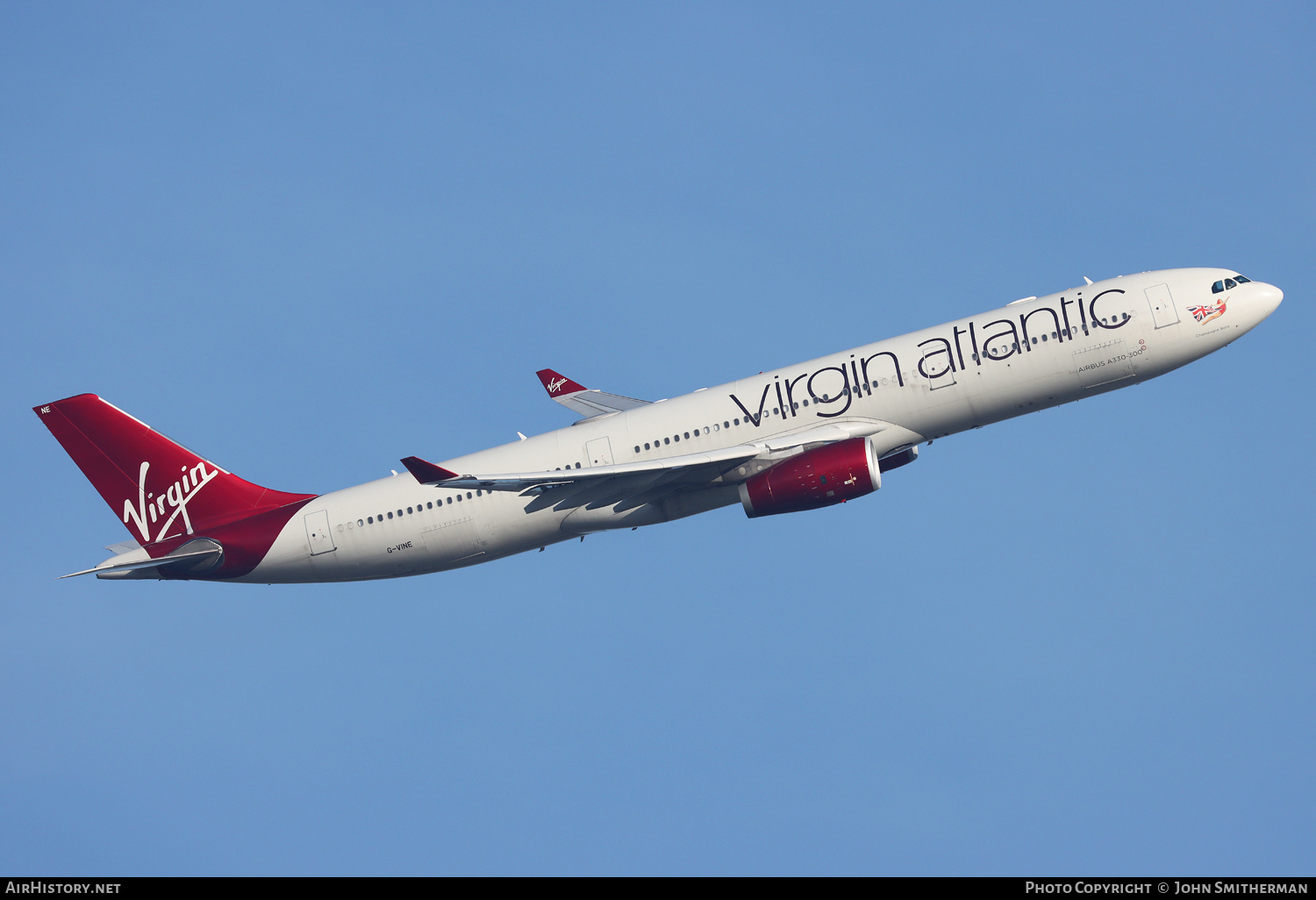 Aircraft Photo of G-VINE | Airbus A330-343 | Virgin Atlantic Airways | AirHistory.net #213467