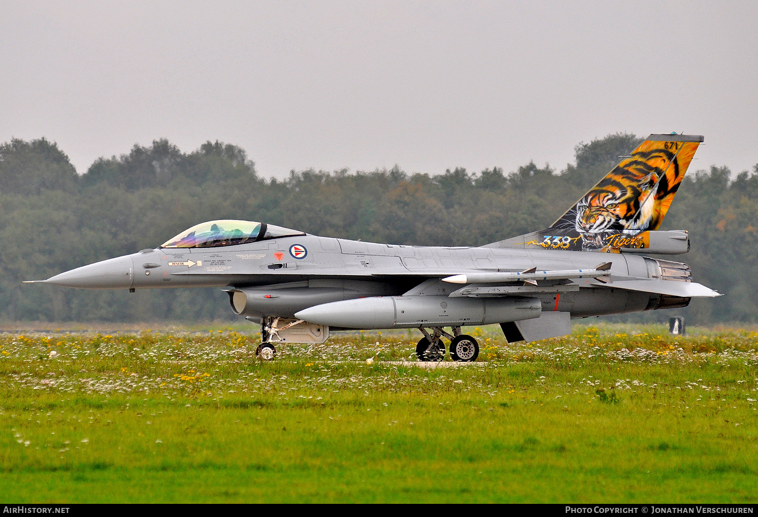 Aircraft Photo of 671 | General Dynamics F-16AM Fighting Falcon | Norway - Air Force | AirHistory.net #213468