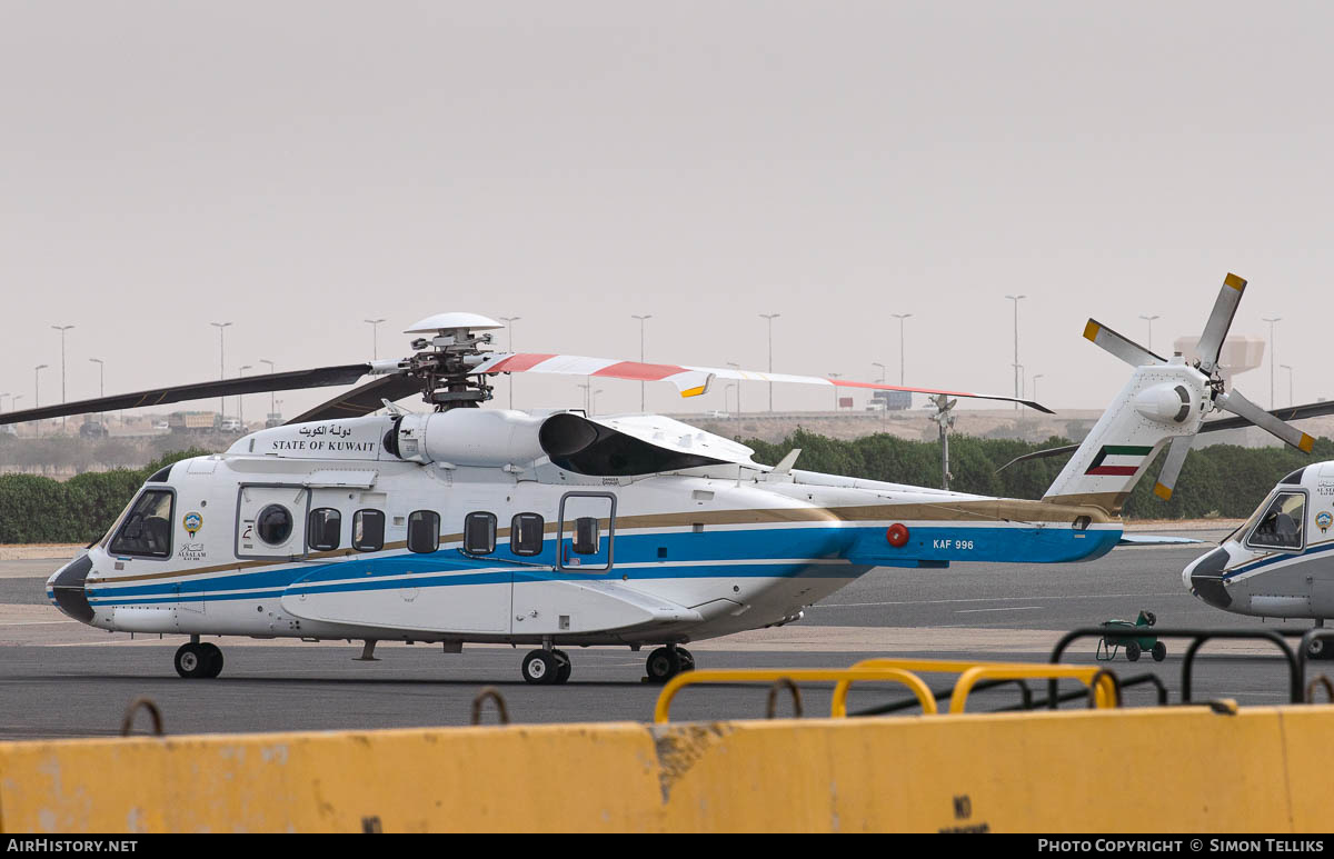 Aircraft Photo of KAF-996 | Sikorsky S-92A | Kuwait - Air Force | AirHistory.net #213509