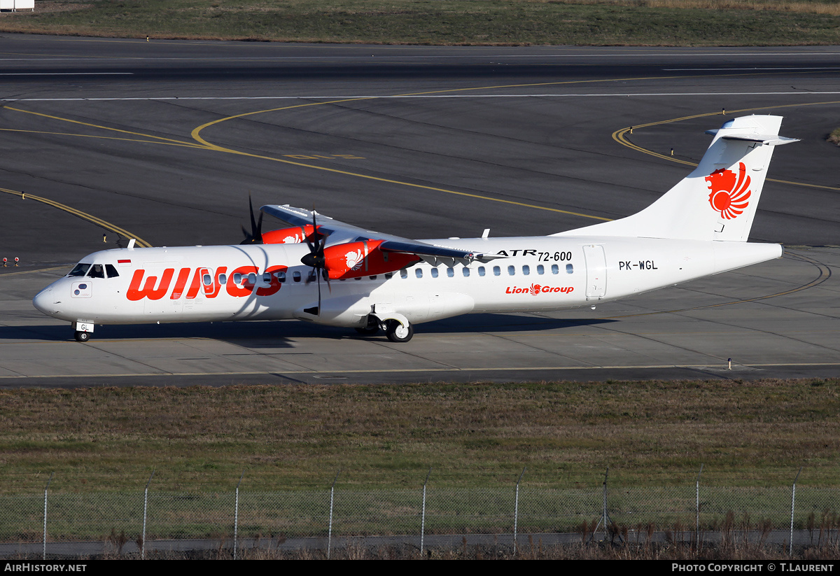 Aircraft Photo of PK-WGL | ATR ATR-72-600 (ATR-72-212A) | Wings Air | AirHistory.net #213513