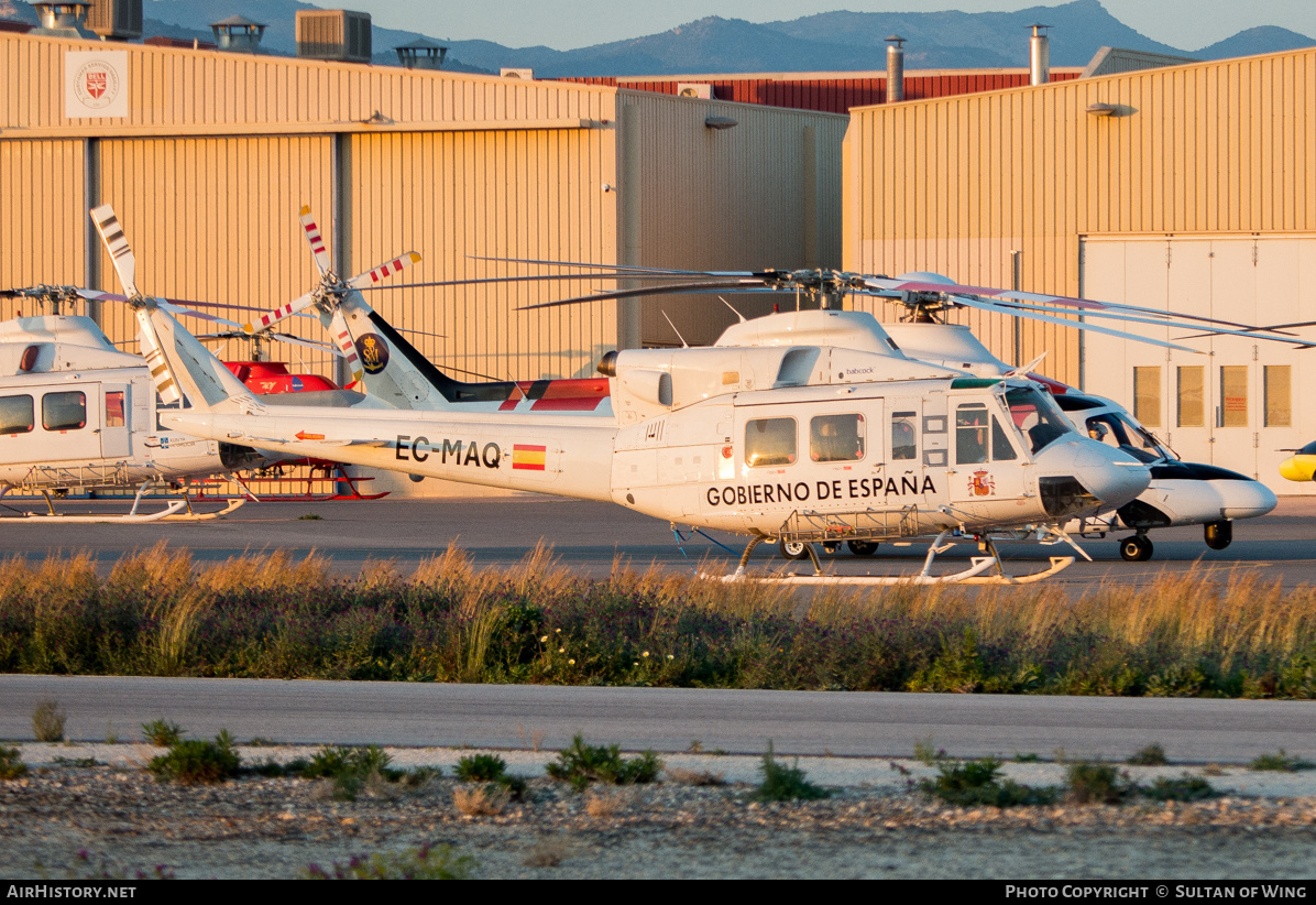 Aircraft Photo of EC-MAQ | Bell 412 | Gobierno de España | AirHistory.net #213542