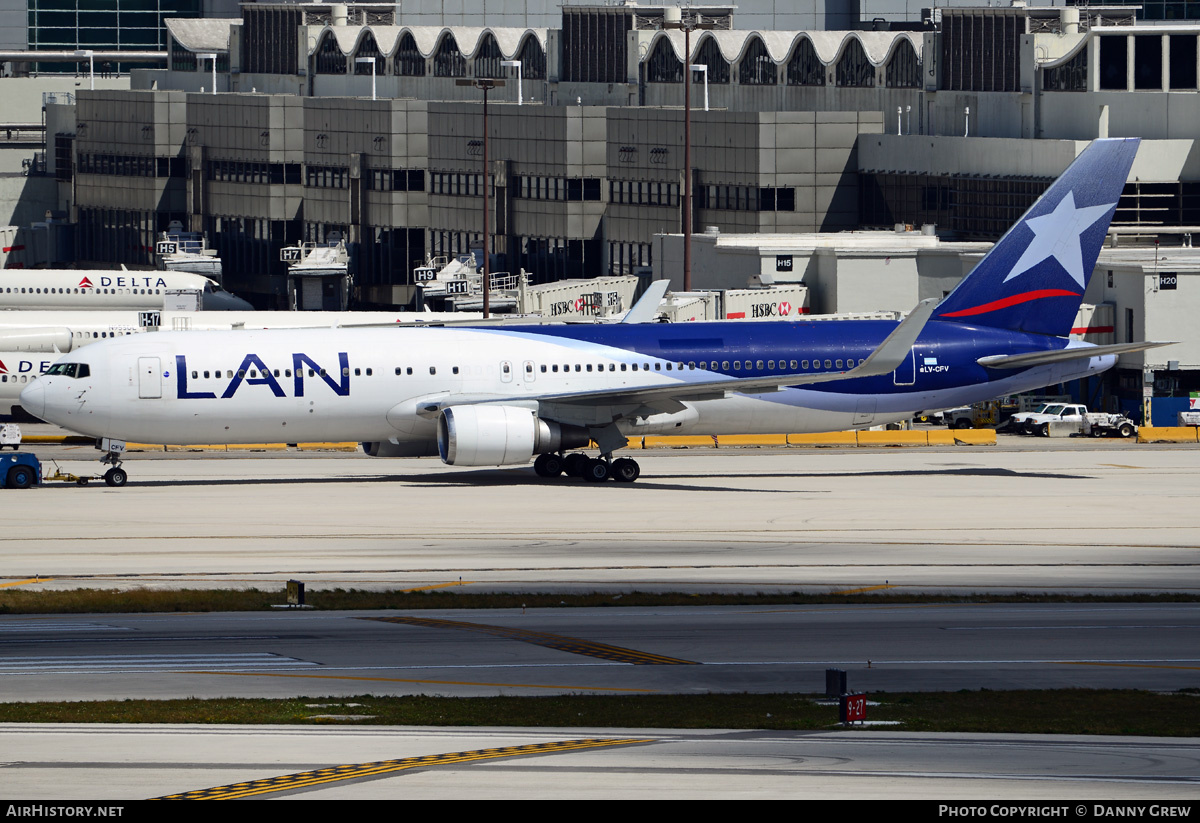 Aircraft Photo of LV-CFV | Boeing 767-316/ER | LAN Airlines - Línea Aérea Nacional | AirHistory.net #213545