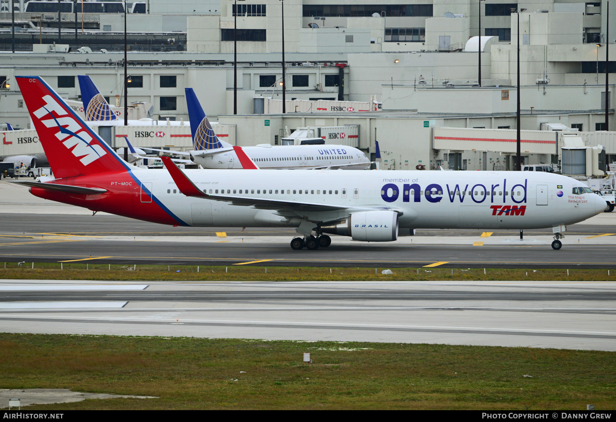 Aircraft Photo of PT-MOC | Boeing 767-316/ER | TAM Linhas Aéreas | AirHistory.net #213567