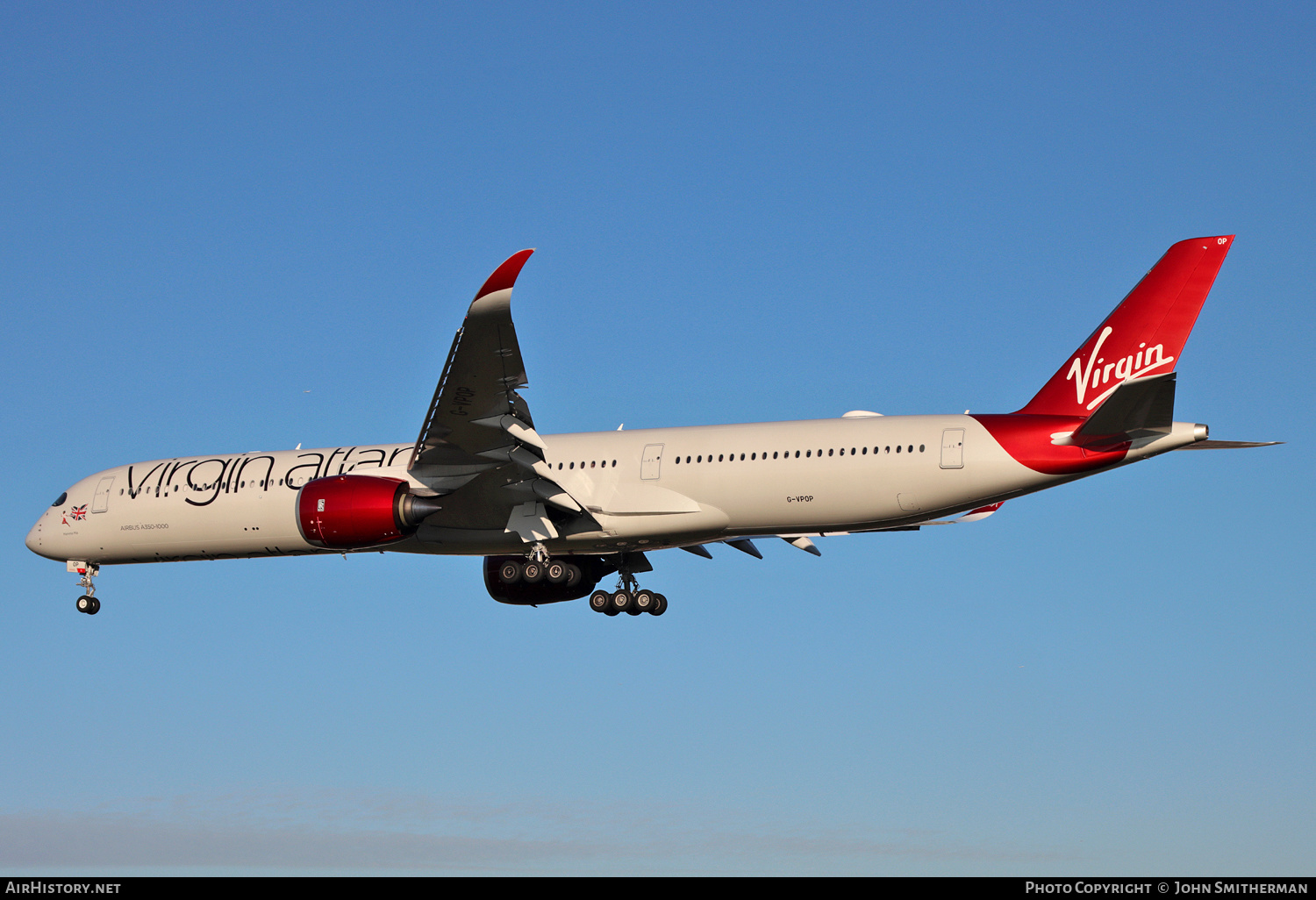 Aircraft Photo of G-VPOP | Airbus A350-1041 | Virgin Atlantic Airways | AirHistory.net #213569