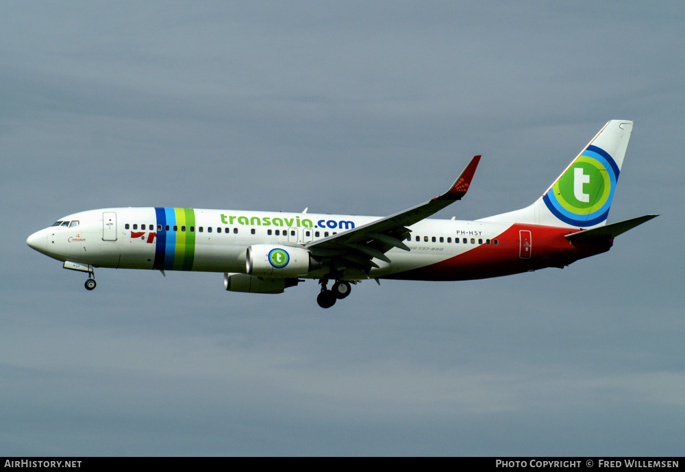 Aircraft Photo of PH-HSY | Boeing 737-86N | Transavia | AirHistory.net #213577