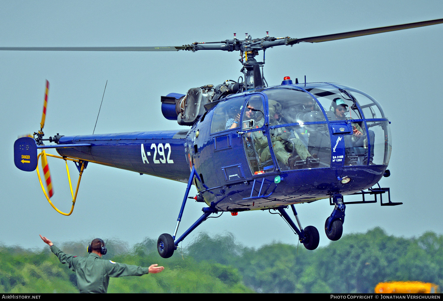 Aircraft Photo of A-292 | Sud SA-316B Alouette III | Netherlands - Air Force | AirHistory.net #213585