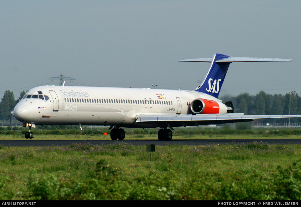 Aircraft Photo of LN-RMM | McDonnell Douglas MD-82 (DC-9-82) | Scandinavian Airlines - SAS | AirHistory.net #213594