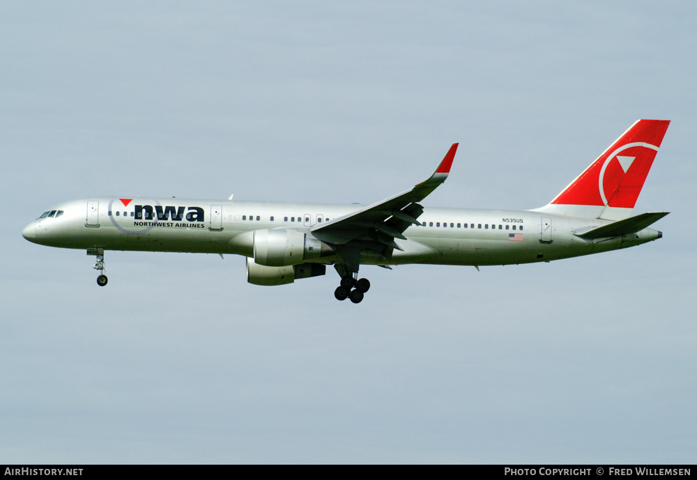 Aircraft Photo of N535US | Boeing 757-251 | Northwest Airlines | AirHistory.net #213600