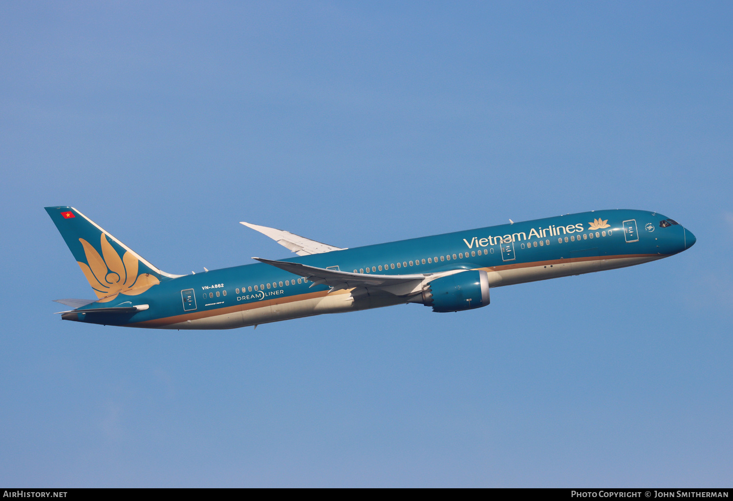 Aircraft Photo of VN-A862 | Boeing 787-9 Dreamliner | Vietnam Airlines | AirHistory.net #213601