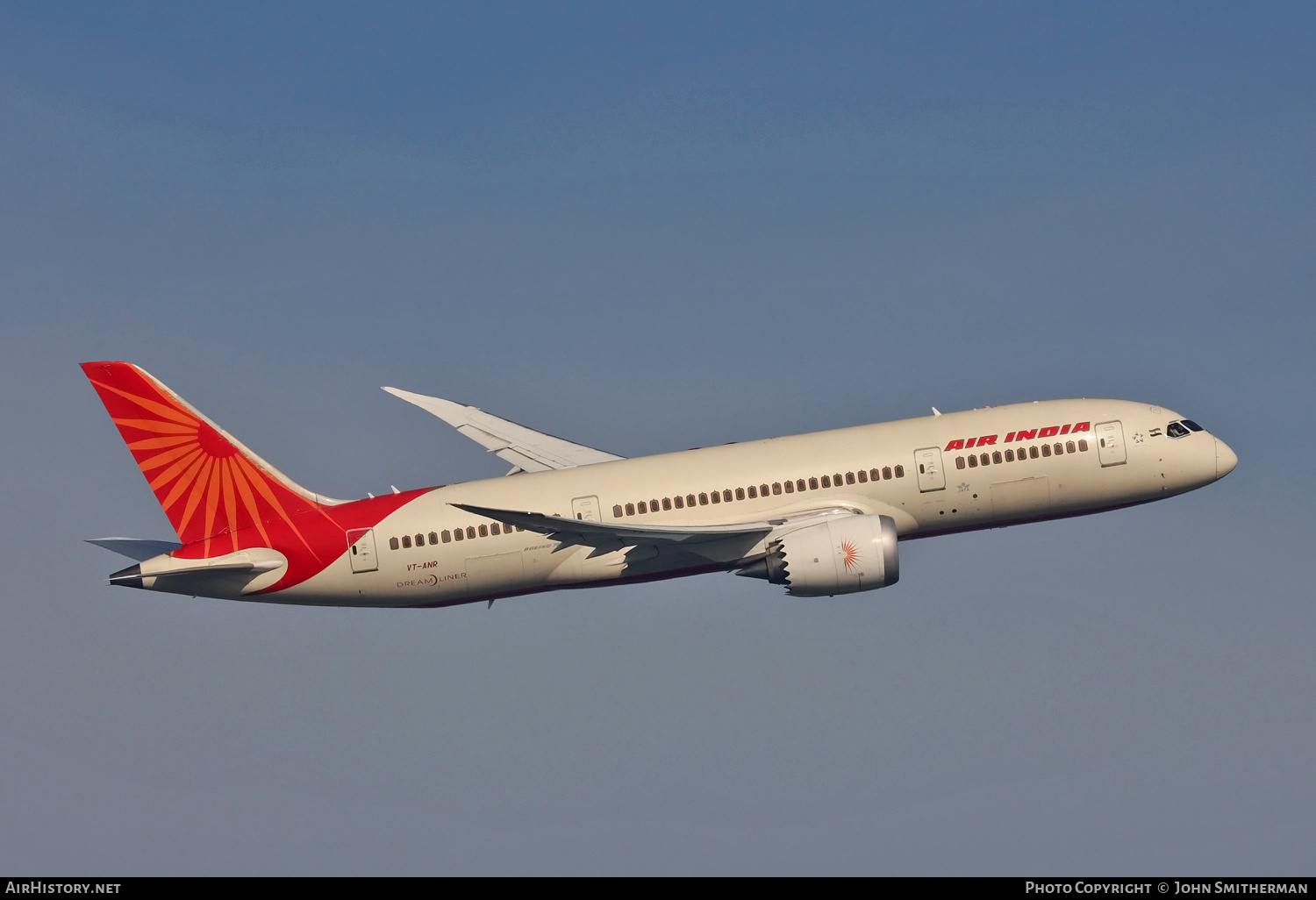 Aircraft Photo of VT-ANR | Boeing 787-8 Dreamliner | Air India | AirHistory.net #213616