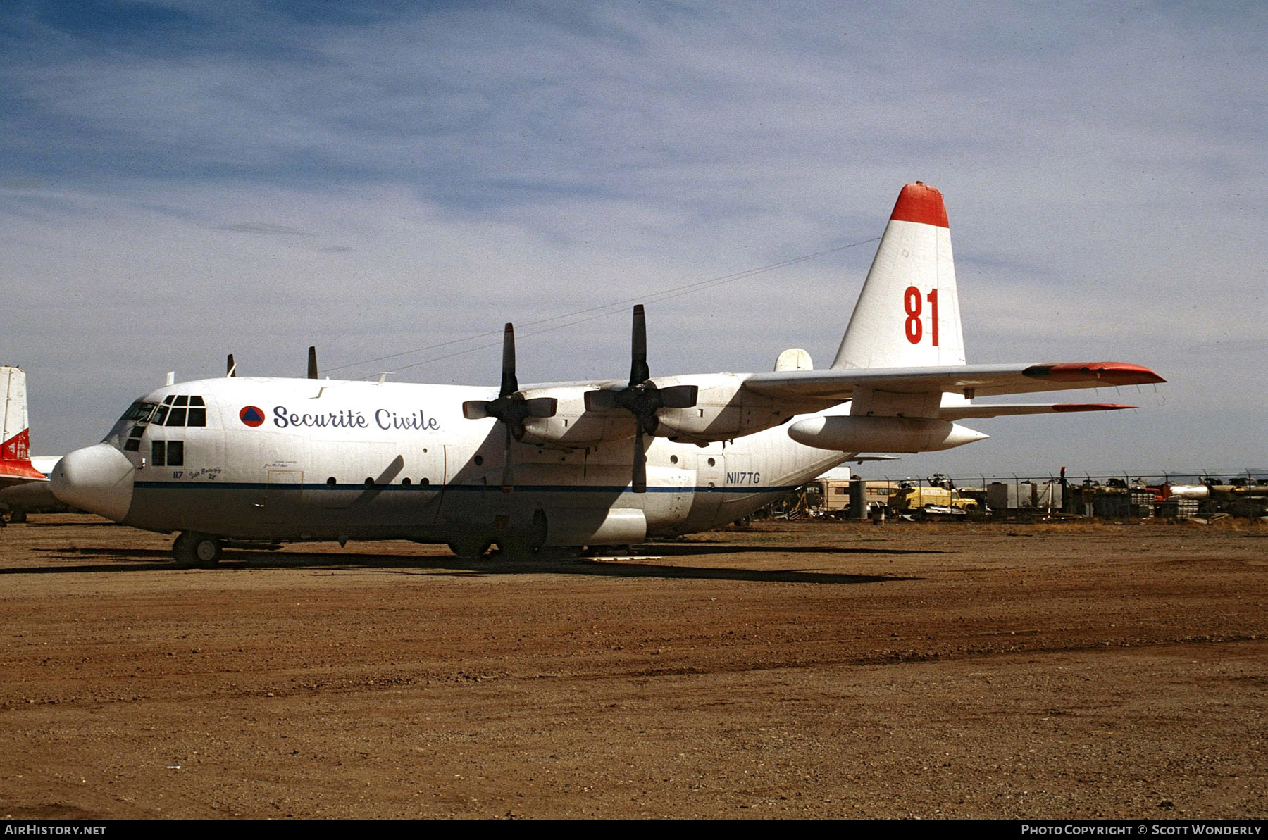 Aircraft Photo of N117TG | Lockheed C-130A Hercules (L-182) | Sécurité Civile | AirHistory.net #213618