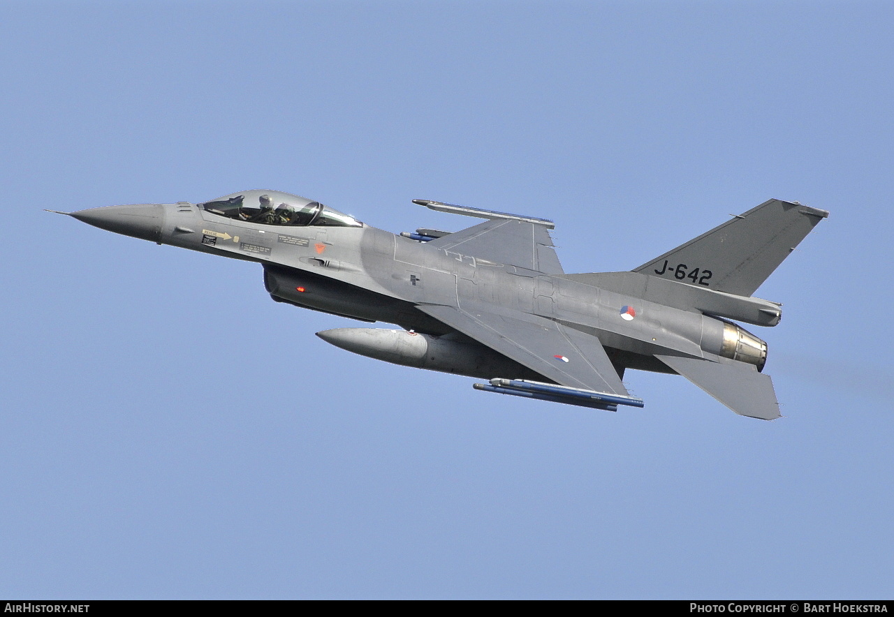 Aircraft Photo of J-642 | General Dynamics F-16AM Fighting Falcon | Netherlands - Air Force | AirHistory.net #213629