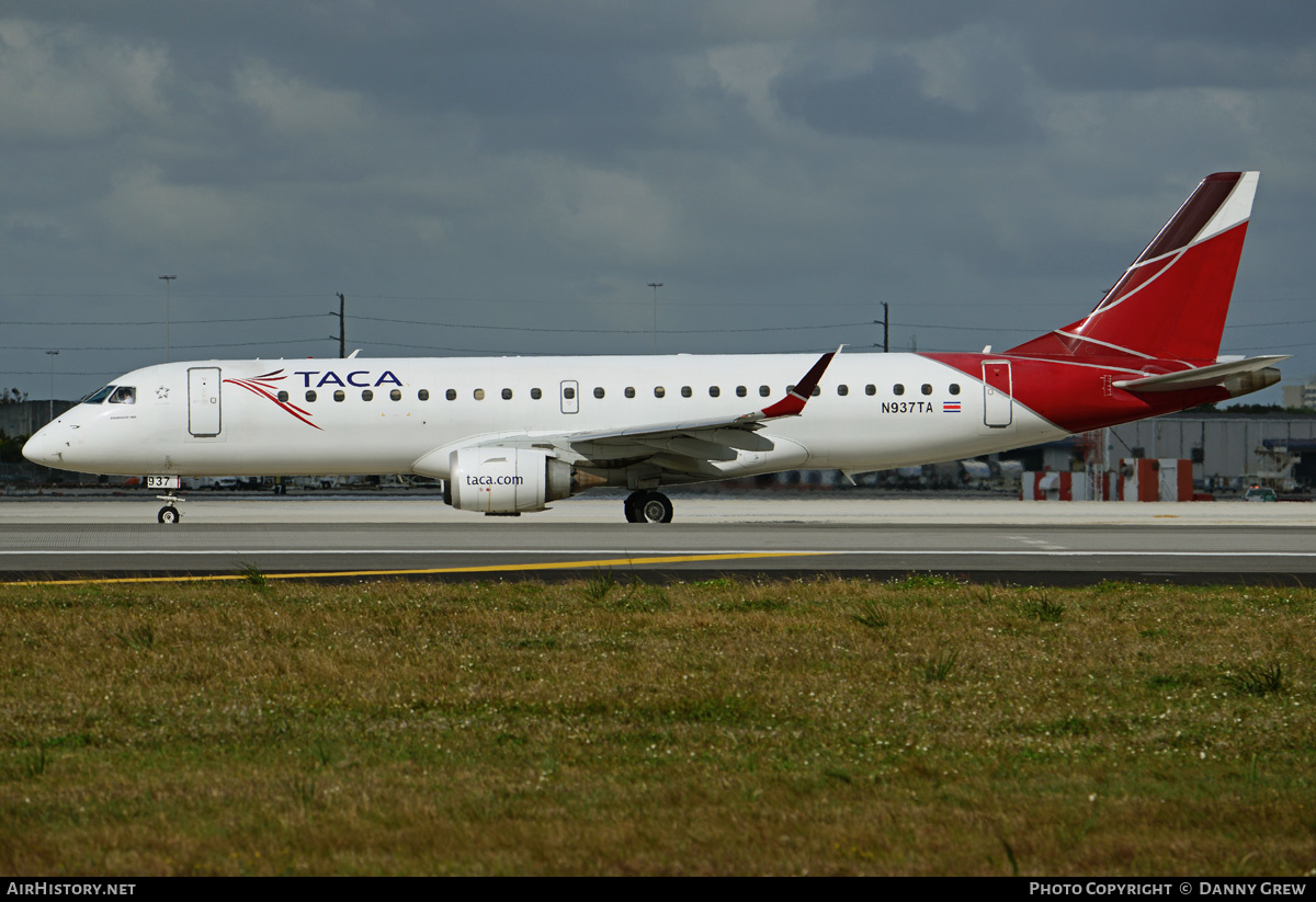 Aircraft Photo of N937TA | Embraer 190AR (ERJ-190-100IGW) | TACA - Transportes Aéreos Centro Americanos | AirHistory.net #213647