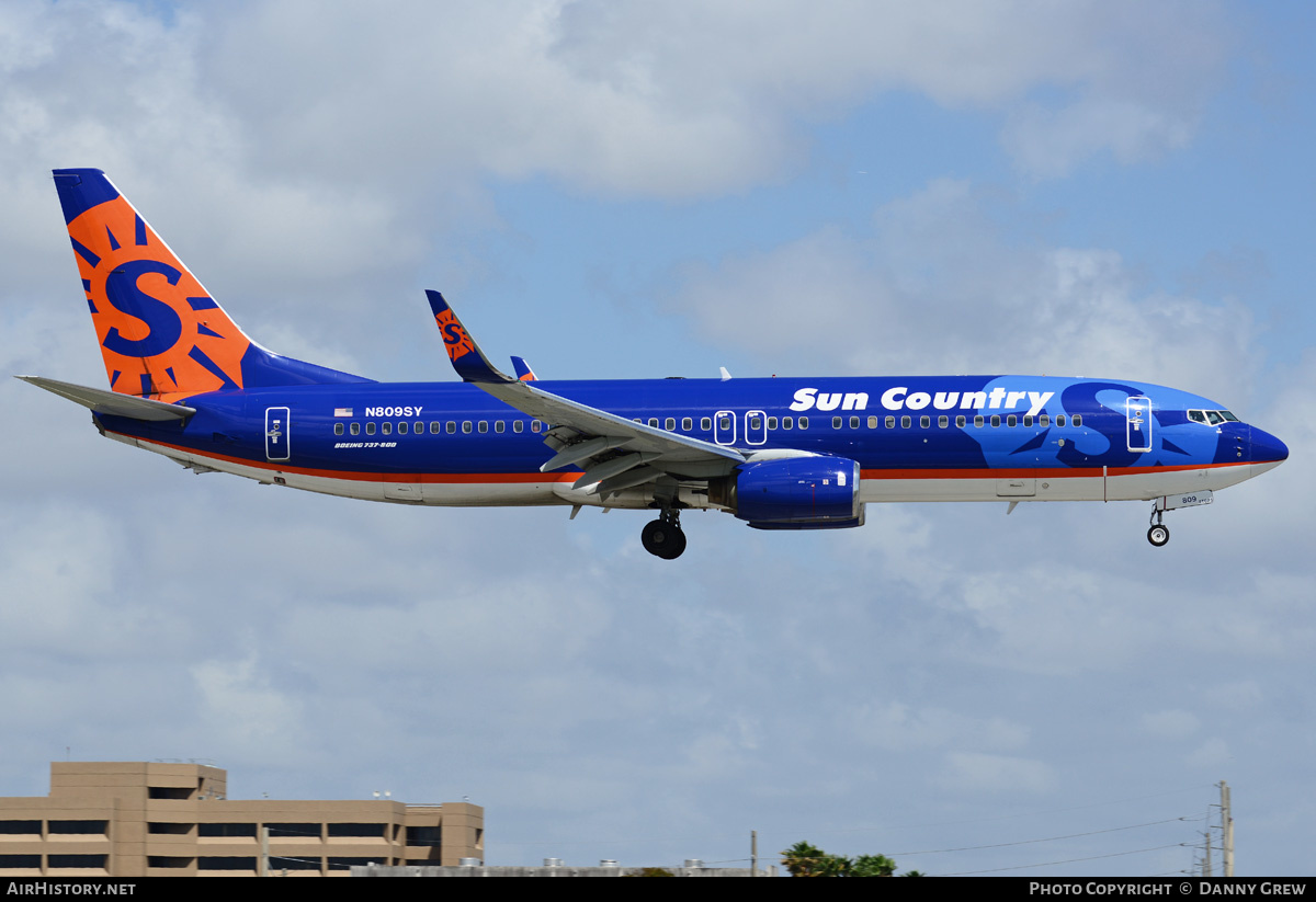 Aircraft Photo of N809SY | Boeing 737-8Q8 | Sun Country Airlines | AirHistory.net #213668