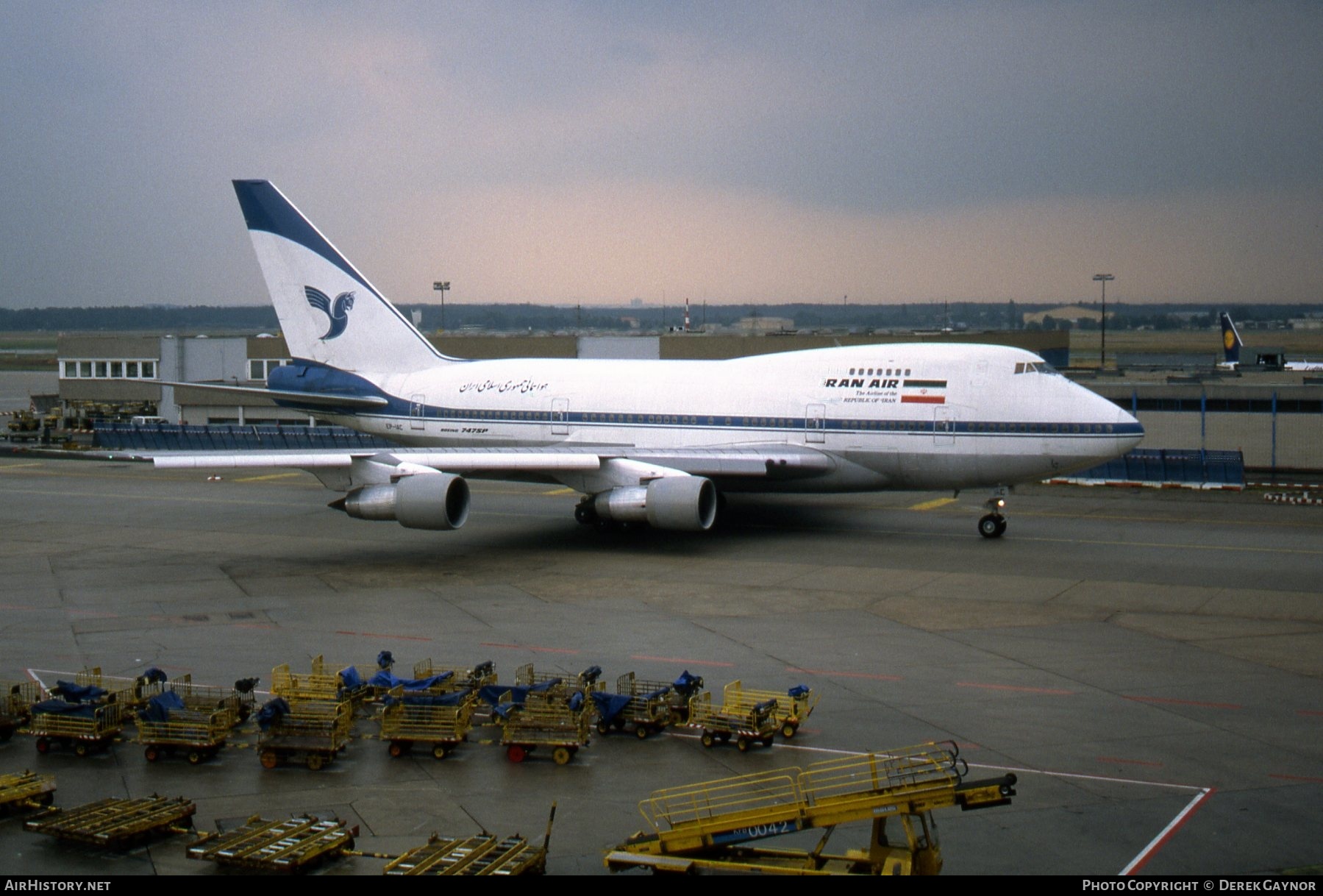 Aircraft Photo of EP-IAC | Boeing 747SP-86 | Iran Air | AirHistory.net #213673