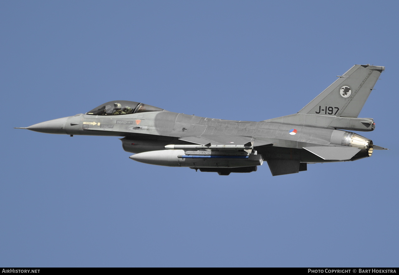 Aircraft Photo of J-197 | General Dynamics F-16AM Fighting Falcon | Netherlands - Air Force | AirHistory.net #213679