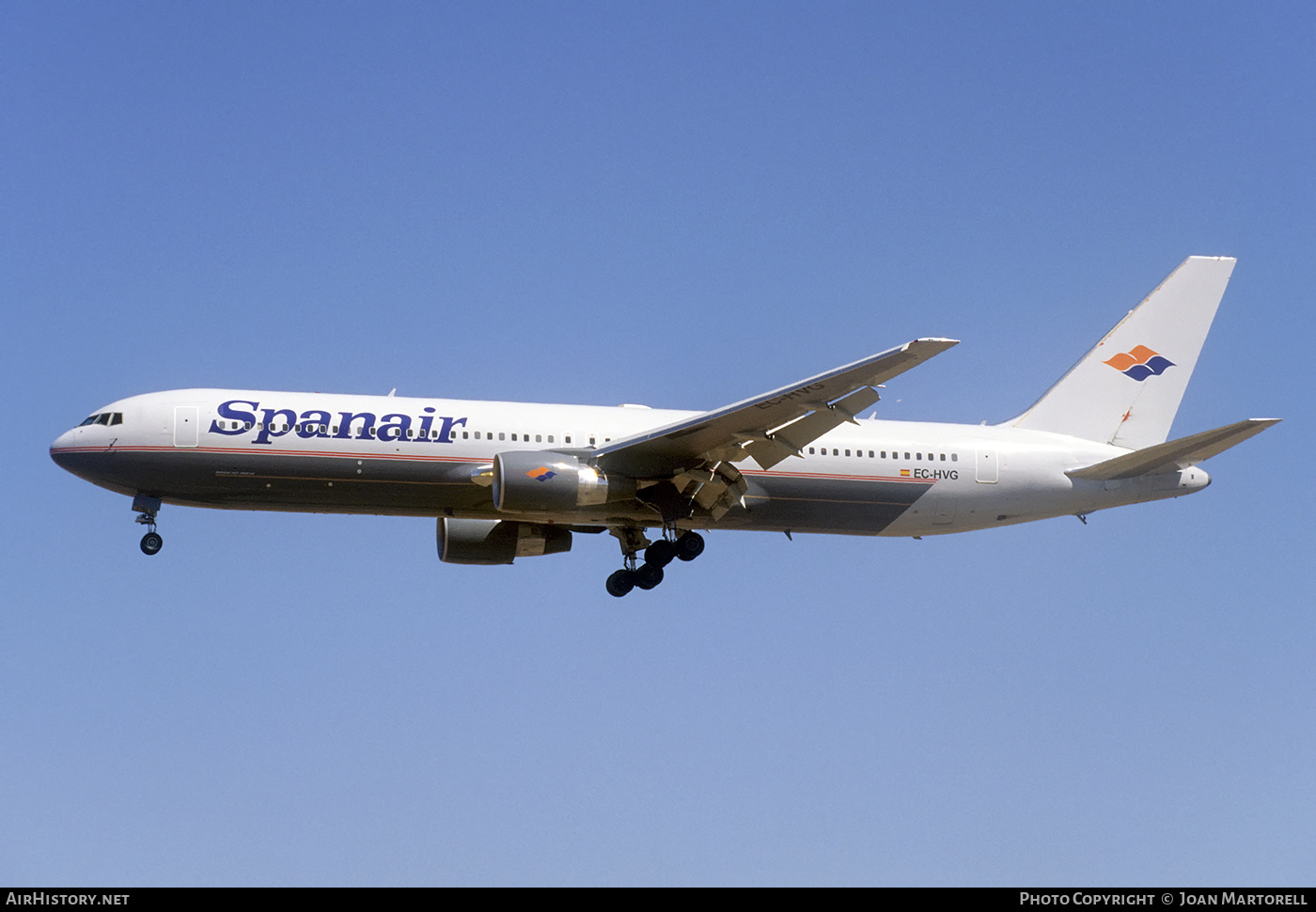 Aircraft Photo of EC-HVG | Boeing 767-3Z9/ER | Spanair | AirHistory.net #213697