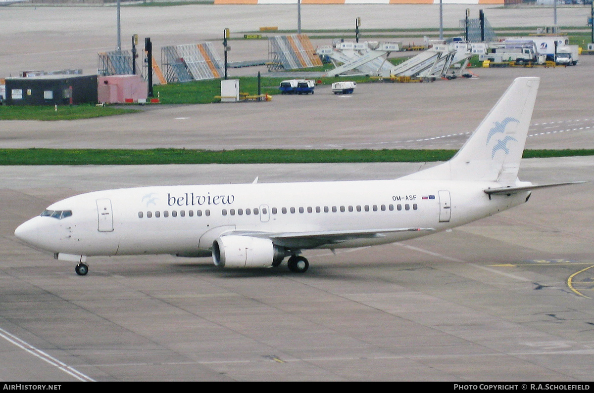 Aircraft Photo of OM-ASF | Boeing 737-306 | Bellview Airlines | AirHistory.net #213699