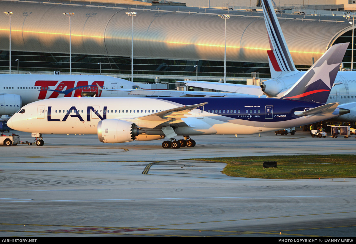 Aircraft Photo of CC-BBF | Boeing 787-8 Dreamliner | LAN Airlines - Línea Aérea Nacional | AirHistory.net #213702