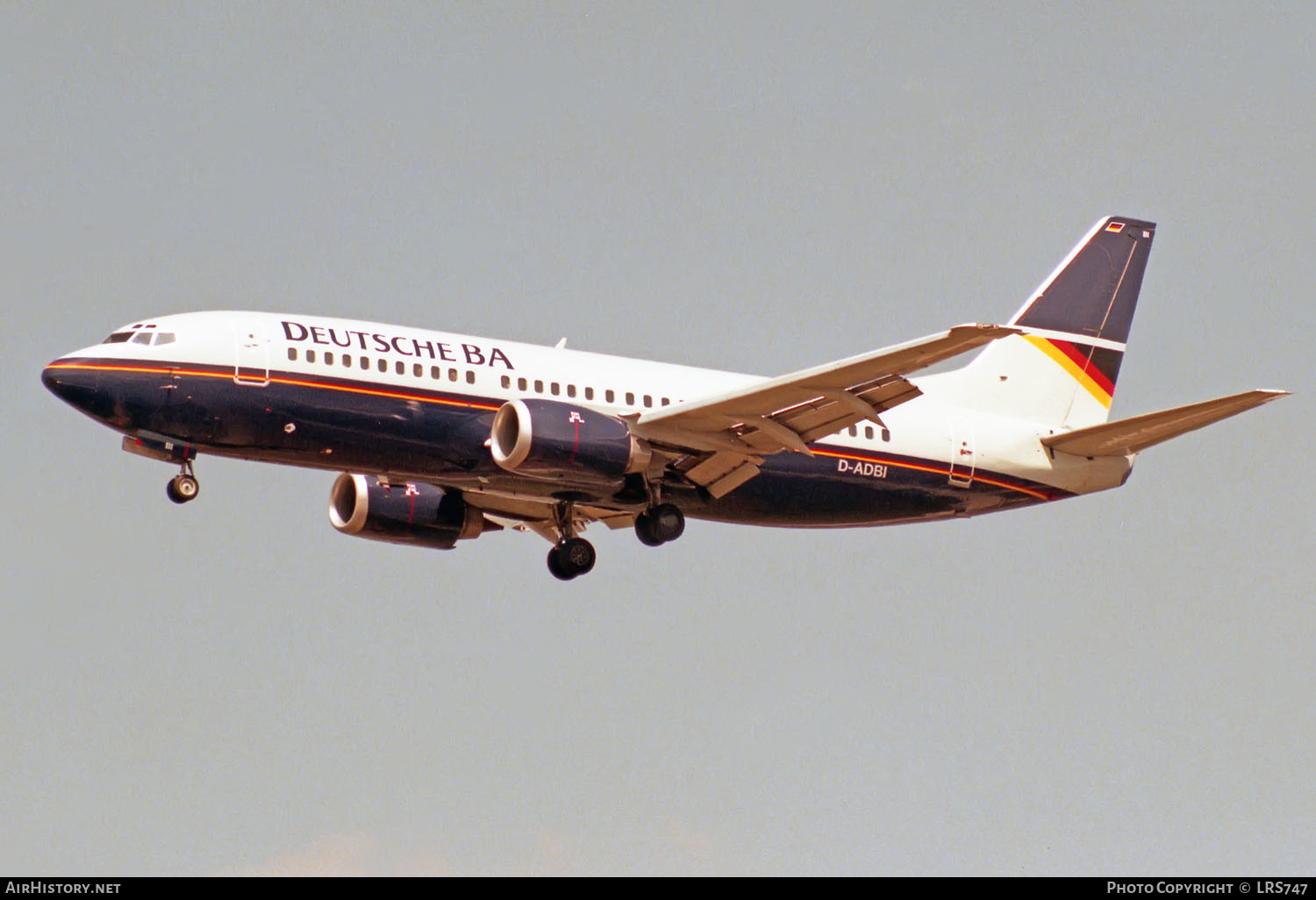 Aircraft Photo of D-ADBI | Boeing 737-3L9 | Deutsche BA | AirHistory.net #213708