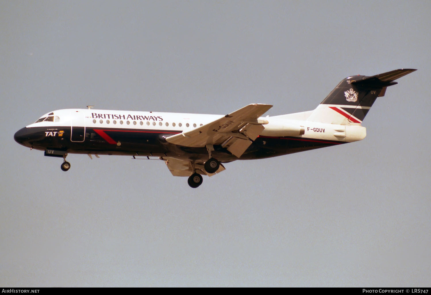 Aircraft Photo of F-GDUV | Fokker F28-2000 Fellowship | British Airways | AirHistory.net #213731