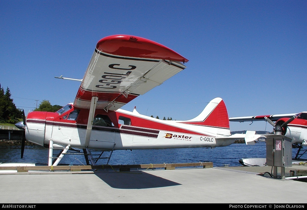 Aircraft Photo of C-GOLC | De Havilland Canada DHC-2 Beaver Mk1 | Baxter Aviation | AirHistory.net #213742