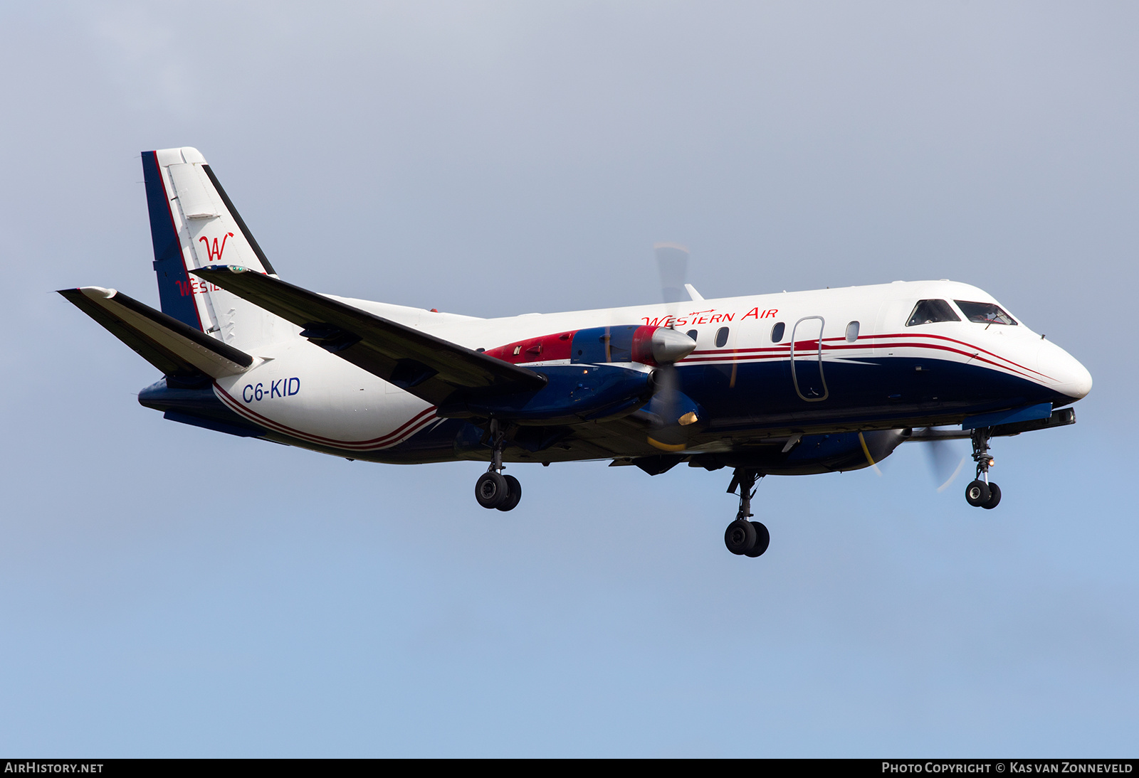 Aircraft Photo of C6-KID | Saab 340A | Western Air | AirHistory.net #213749