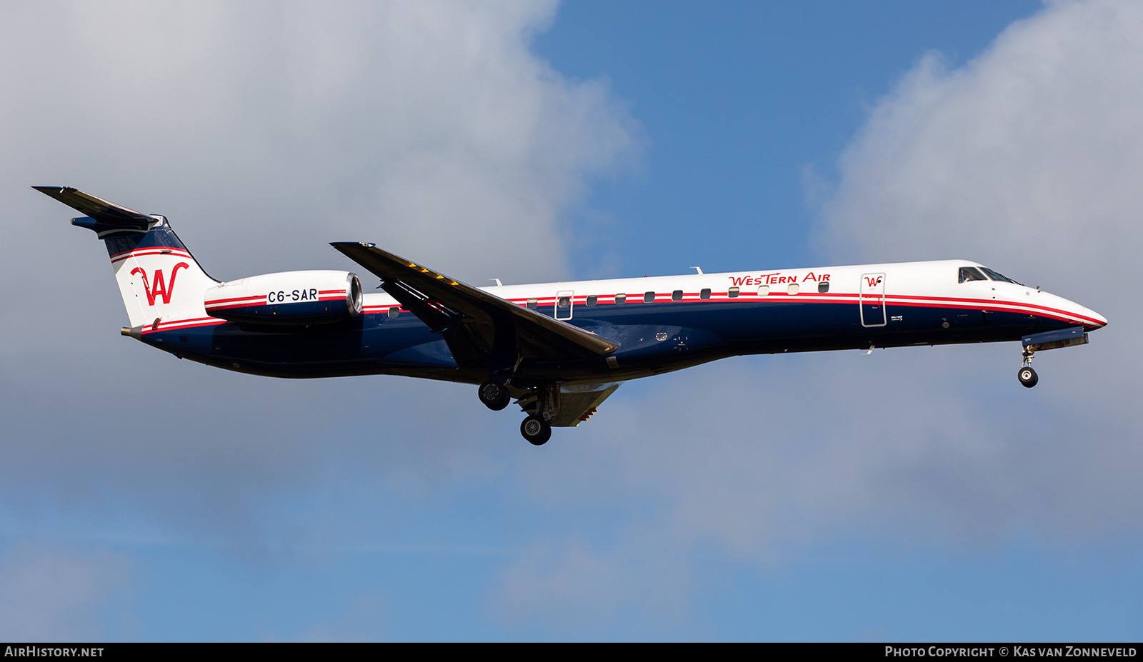 Aircraft Photo of C6-SAR | Embraer ERJ-145LR (EMB-145LR) | Western Air | AirHistory.net #213794