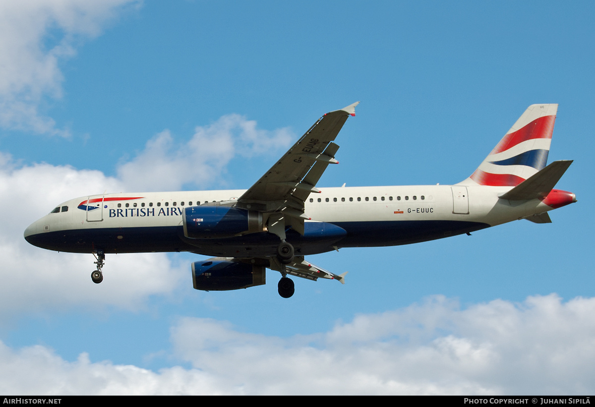 Aircraft Photo of G-EUUC | Airbus A320-232 | British Airways | AirHistory.net #213799