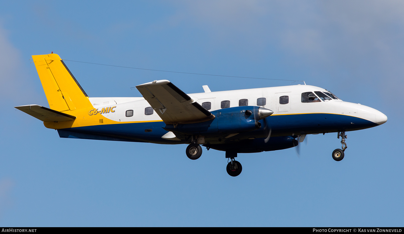 Aircraft Photo of C6-MIC | Embraer EMB-110P1 Bandeirante | Pineapple Air | AirHistory.net #213802