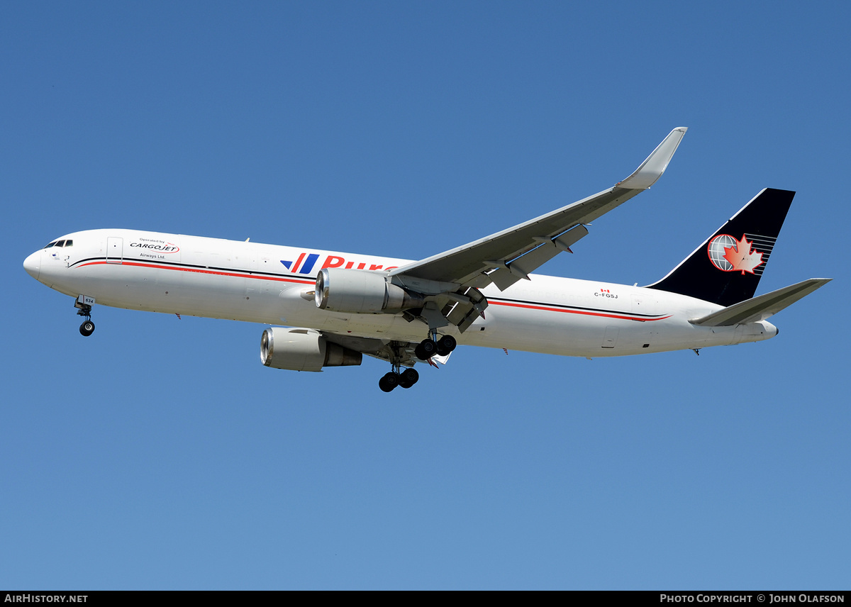 Aircraft Photo of C-FGSJ | Boeing 767-39H/ER | Purolator Courier | AirHistory.net #213805