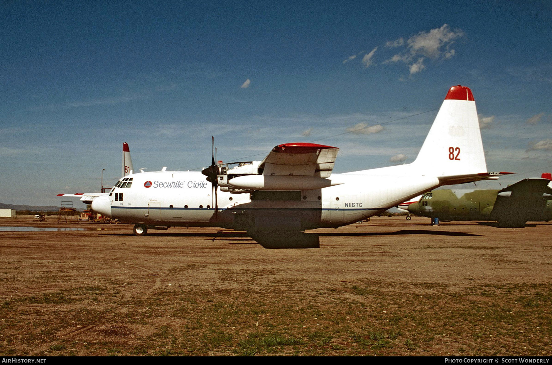 Aircraft Photo of N116TG | Lockheed C-130A Hercules (L-182) | Sécurité Civile | AirHistory.net #213836