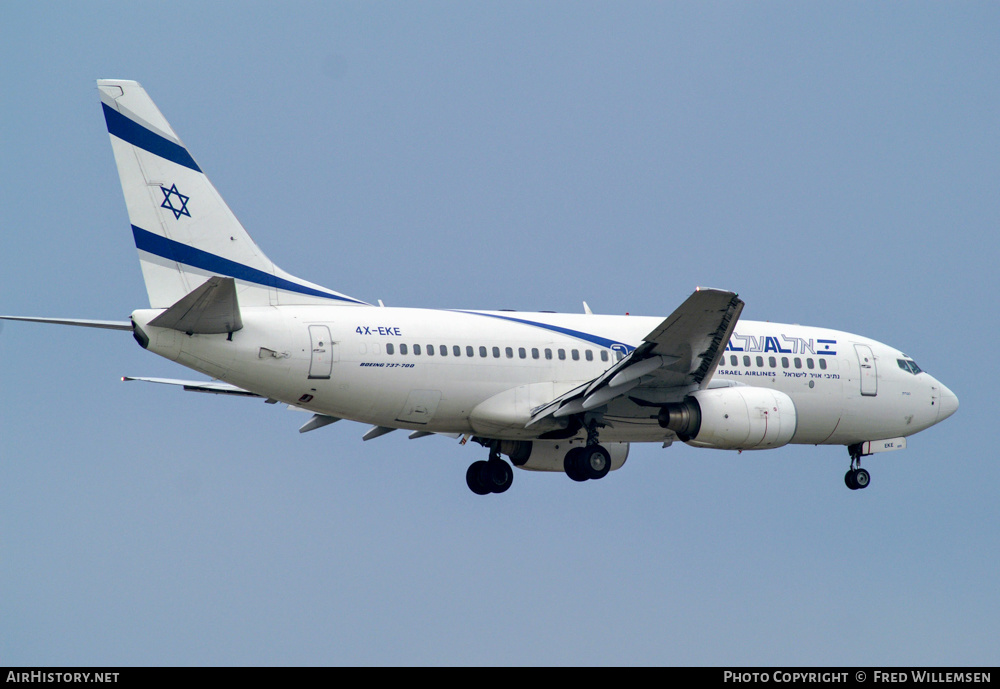 Aircraft Photo of 4X-EKE | Boeing 737-758 | El Al Israel Airlines | AirHistory.net #213863