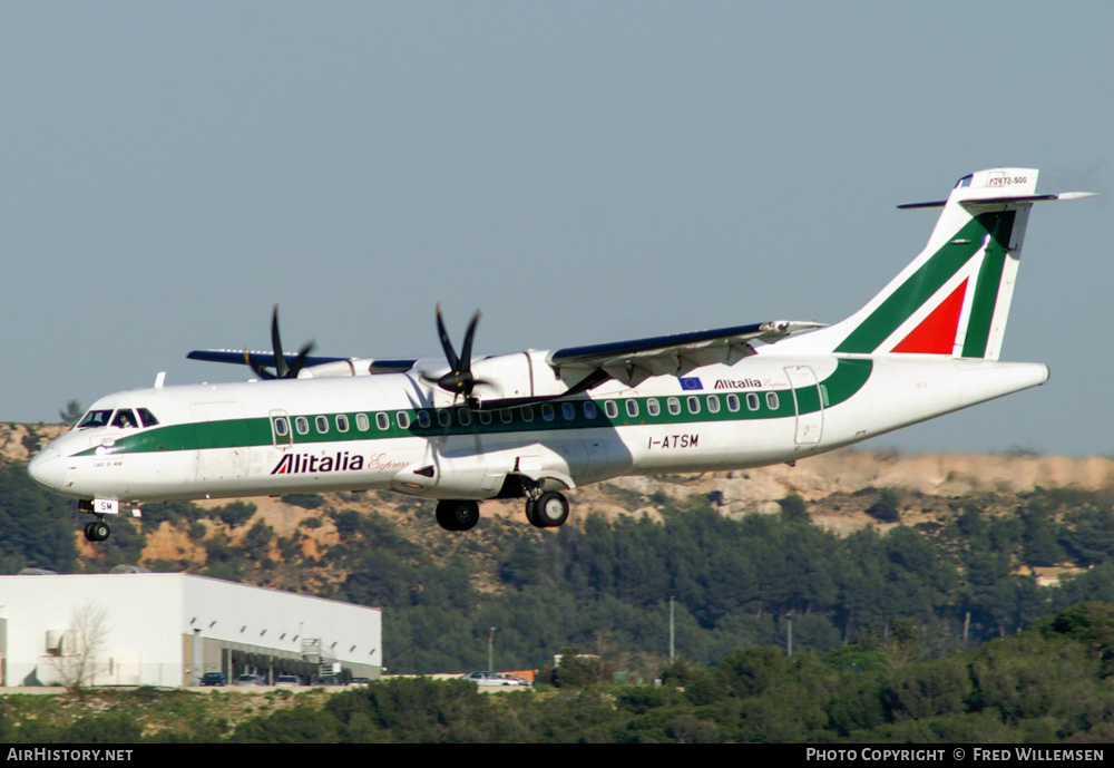Aircraft Photo of I-ATSM | ATR ATR-72-500 (ATR-72-212A) | Alitalia Express | AirHistory.net #213874